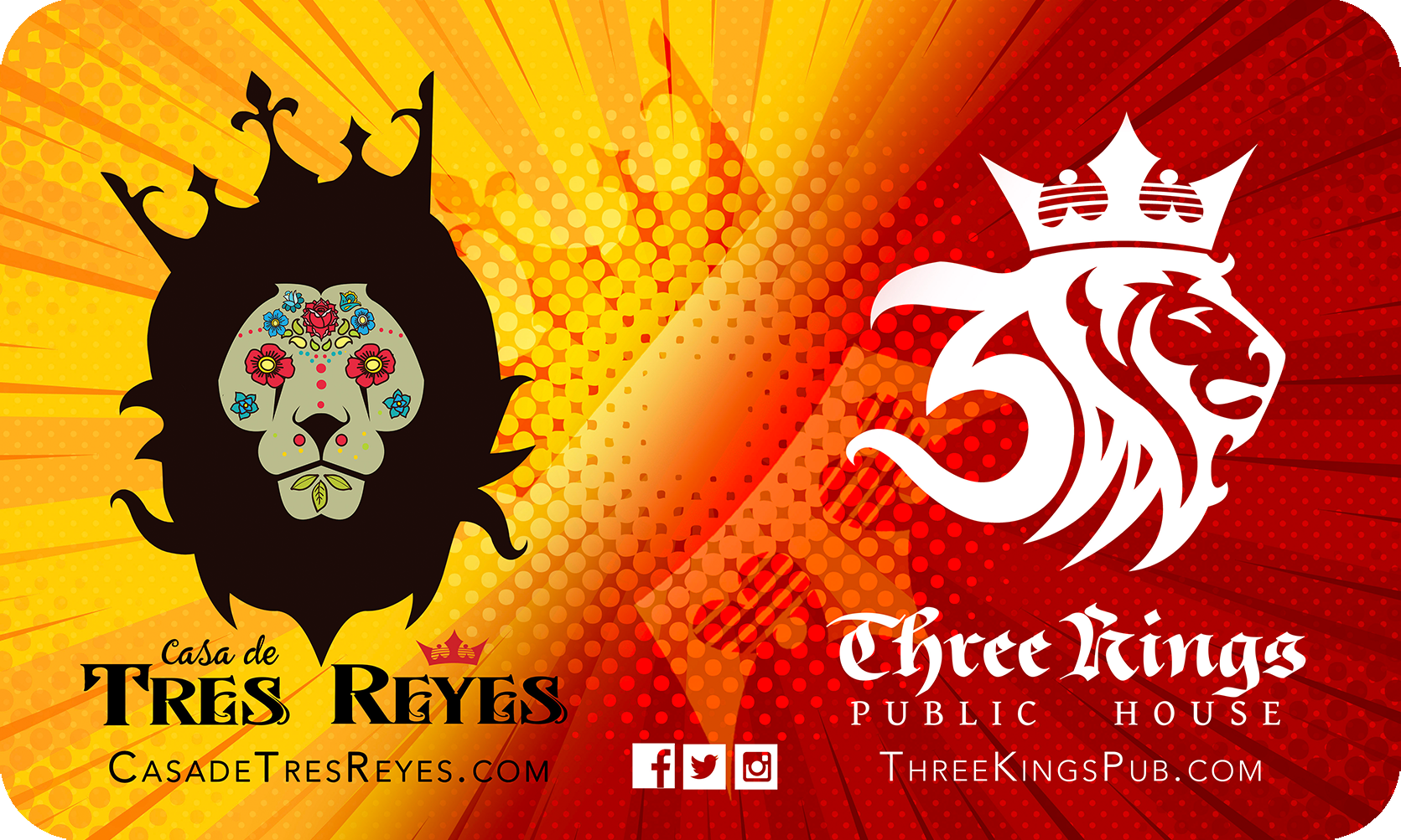 Three Kings Pub + Casa Tres Reyes Gift Card